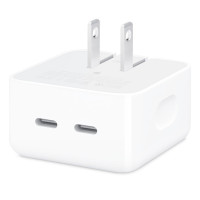 Apple 35W Dual USB-C Port Compact Power Adapter (MNWM3)