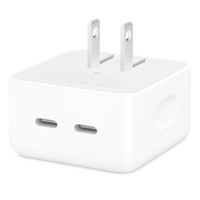 Apple 35W Dual USB-C Port Compact Power Adapter (MNWM3)