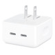 Apple 35W Dual USB-C Port Compact Power Adapter (MNWM3)
