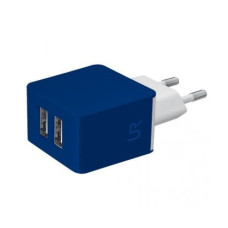Trust REVOLT DUAL SMART WALL CHARGER (BLUE)