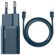 Baseus Super Si Quick Charger Type-C Lightning 20W Blue (TZCCSUP-B03)