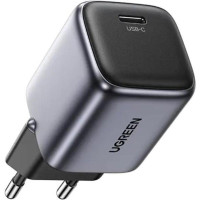 UGREEN CD318 Nexode Mini GaN 20W 1xUSB-C PD3.0 QC4.0 Wall Charger Black (90664)
