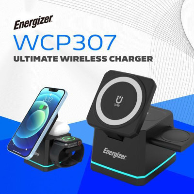 Energizer 3-in-1 Magnetic Wireless Charging Dock (WCP307)
