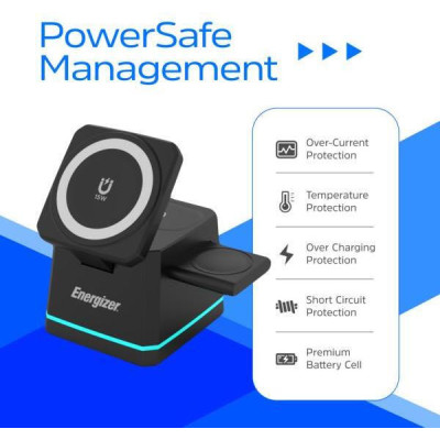 Energizer 3-in-1 Magnetic Wireless Charging Dock (WCP307)