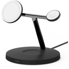 Belkin BOOST CHARGE PRO 3-in-1 Wireless Charger with MagSafe Black (WIZ009VFBK)