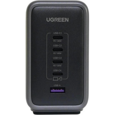 UGREEN CD333 Nexode 300W GaN Wall Charger Gray (90903B)