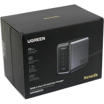 UGREEN CD333 Nexode 300W GaN Wall Charger Gray (90903B)