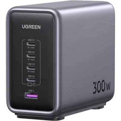 UGREEN CD333 Nexode 300W GaN Wall Charger Gray (90903B)