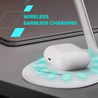 Canyon WCS-205 Wireless Charging Station White (CNS-WCS205WW/