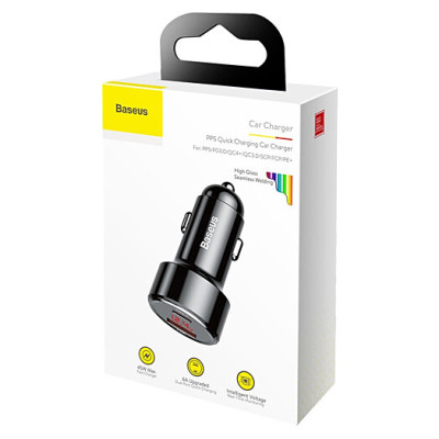 Baseus Magic Series PPS Type-C PD+USB QC4,0 2USB Black (CCMLC20C-01)