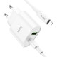 Hoco C95A Lineal PD20W+QC3.0 charger(EU) White