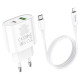 Hoco C95A Lineal PD20W+QC3.0 charger(EU) White