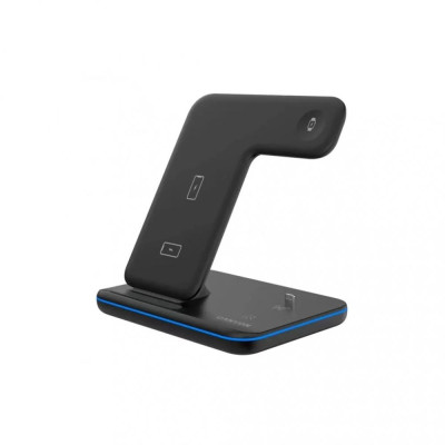 Canyon 3-in-1 Wireless charging station WS-302 Black (CNS-WCS302B)