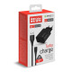 ColorWay 1USB Quick Charge 3.0 (18W) + MicroUSB Black (CW-CHS013QCM-BK)