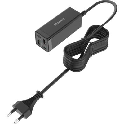 Sandberg 4in1 2xUSB-C 2xUSB PD 65W Black (441-45)