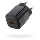 Choetech GaN USB-A/USB-C 33W QC3.0/PD/PPS (PD5006-EU-BK)