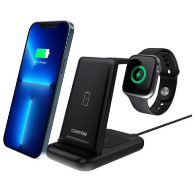 Canyon 3-in-1 Wireless charging station WS-304 (CNS-WCS304B)