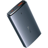 Baseus GaN5 Pro Ultra-Slim Fast Charger C+U 65W Overseas Edition Gray + Type-C to Type-C (CCGP150113)