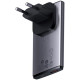 Baseus GaN5 Pro Ultra-Slim Fast Charger C+U 65W Overseas Edition Gray + Type-C to Type-C (CCGP150113)