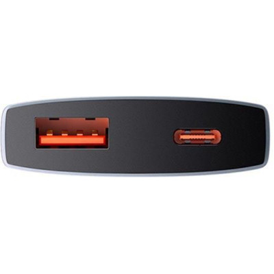 Baseus GaN5 Pro Ultra-Slim Fast Charger C+U 65W Overseas Edition Gray + Type-C to Type-C (CCGP150113)