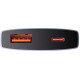 Baseus GaN5 Pro Ultra-Slim Fast Charger C+U 65W Overseas Edition Gray + Type-C to Type-C (CCGP150113)
