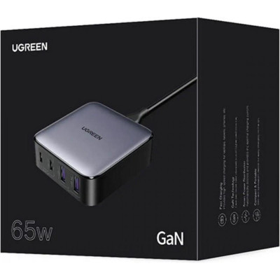 UGREEN CD327 2USB+2Type-C 65W Nexode Desktop Charger 2m Gray (90747)