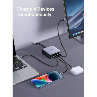 UGREEN CD327 2USB+2Type-C 65W Nexode Desktop Charger 2m Gray (90747)
