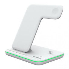 Canyon 3-in-1 Wireless charging station WS-302 White (CNS-WCS302W)