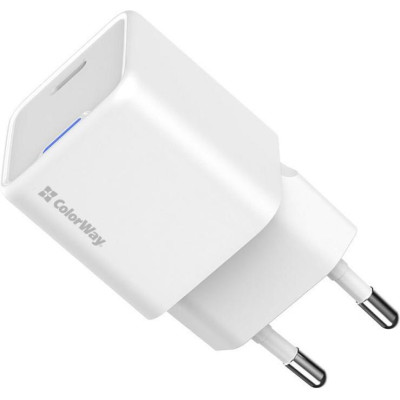 ColorWay GaN Mini 20W White (CW-CHS059PDL-WT)
