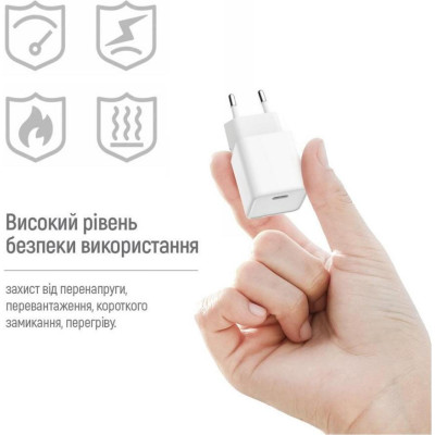 ColorWay GaN Mini 20W White (CW-CHS059PDL-WT)