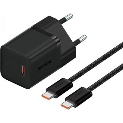 Baseus GaN5 Fast Charger mini 1C 30W Black Type-C to Type-C (P10110902113-00)