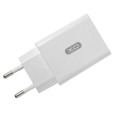 XO L36 QC 3.0 18W/1USB + Cabel USB-A/Type-C White