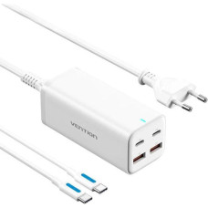 Vention 100W GaN Charger White Type-C to Type-C cable (FBSWG-EU)