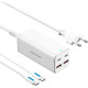 Vention 100W GaN Charger White Type-C to Type-C cable (FBSWG-EU)