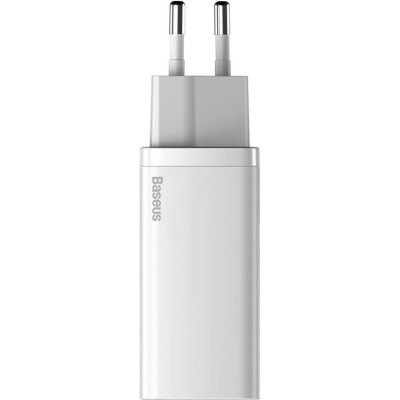 Baseus GaN2 Lite Quick Charger C+U 65W EU White (CCGAN2L-B02)