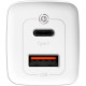 Baseus GaN2 Lite Quick Charger C+U 65W EU White (CCGAN2L-B02)
