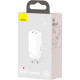 Baseus GaN2 Lite Quick Charger C+U 65W EU White (CCGAN2L-B02)