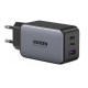 Ugreen 3xUSB 65W GaN (2?USB-C+USB-A) CD244 Grey (10335)