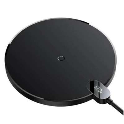 Baseus Digital LED Display Gen2 Wireless Charger 15W Black (CCED000001)