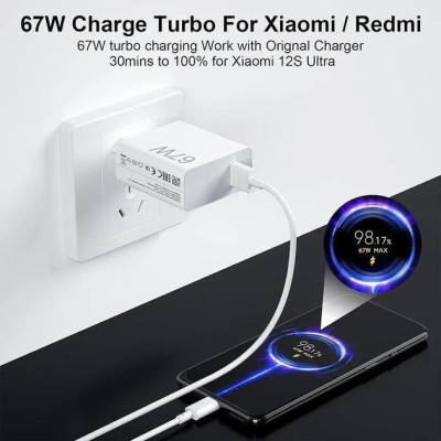 Xiaomi 67W HyperCharge White (BHR07SKEU)