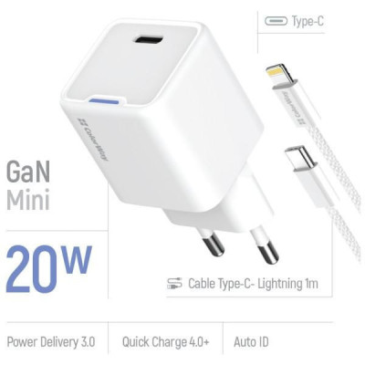ColorWay GaN Mini 20W White (CW-CHS059PD-WT)