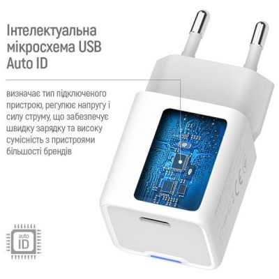 ColorWay GaN Mini 20W White (CW-CHS059PD-WT)