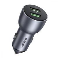 Ugreen CD213 36W 2xUSB QC 3.0 3A Car Charger Dark Blue (60980)