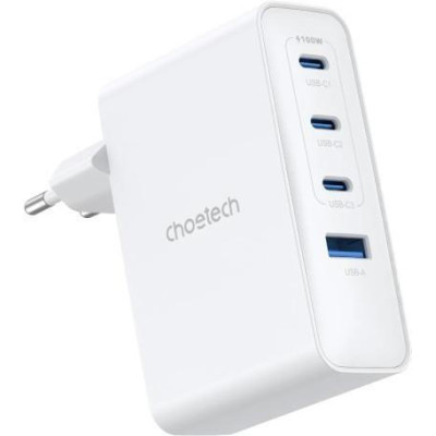 Choetech PD9002 100W GaN Wall Charger White (PD9002)