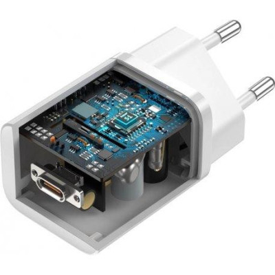 Baseus Super Silicone PD Charger 25W + Type-C to Type-C (TZCCSUP-L02)