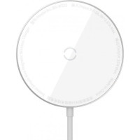 Baseus Simple Mini Magnetic Wireless Charger White (WXJK-F02)