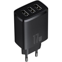 Baseus Compact Charger 3U 17W Black (CCXJ020101)
