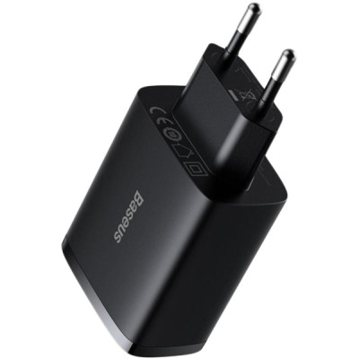 Baseus Compact Charger 3U 17W Black (CCXJ020101)