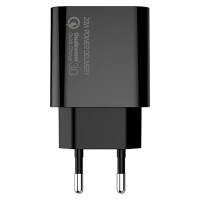 ColorWay Type-C PD + USB QC3.0 20W V2 Black (CW-CHS025QPD-BK)