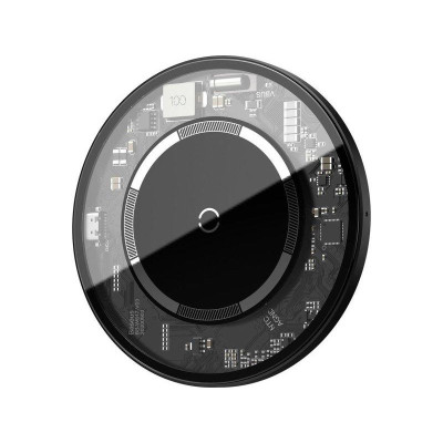 Baseus Simple Magnetic Wireless Charger Transparent (WXJK-E02)